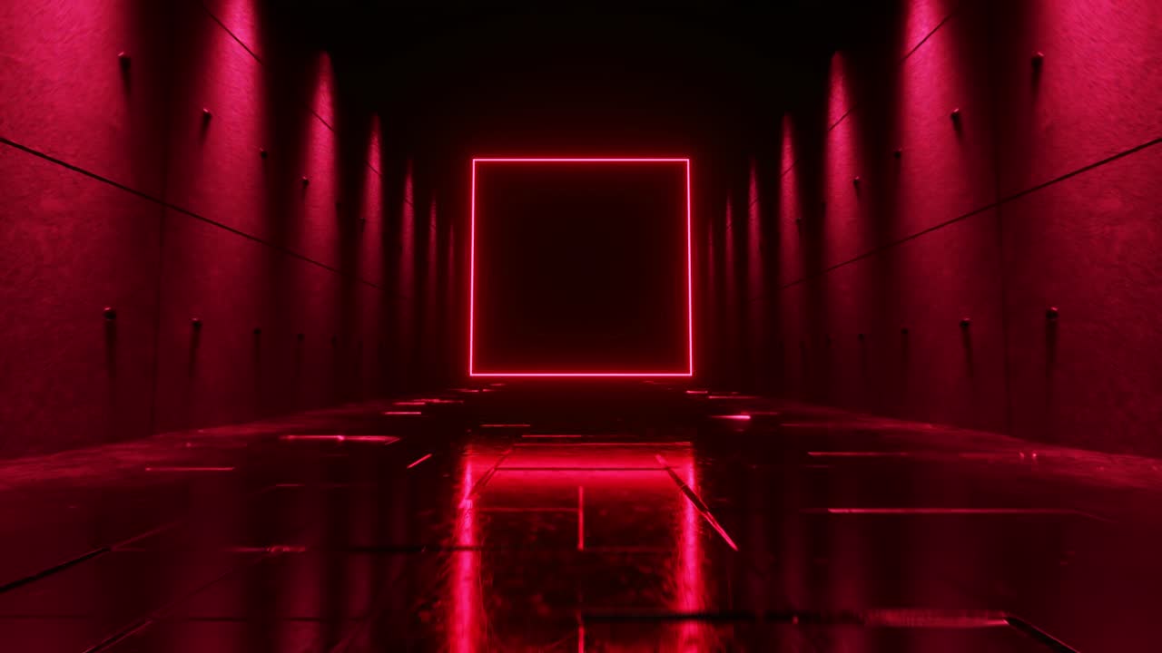 레드 네온 스어 터널