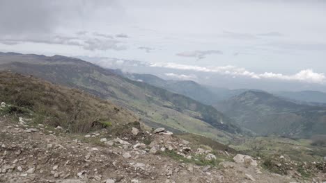 paisaje de las cadenas montañosas