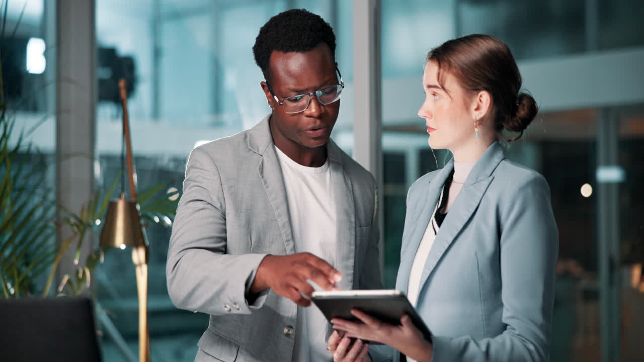 Business Meeting in Modern Office