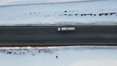 snowy road transportation