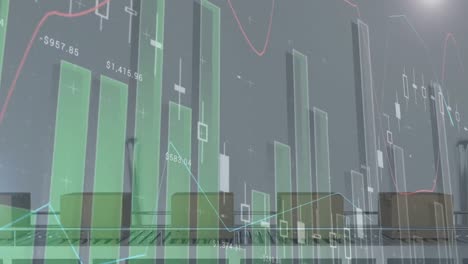 Animación-Del-Procesamiento-De-Datos-Financieros-Sobre-Cajas-En-Cinta-Transportadora.