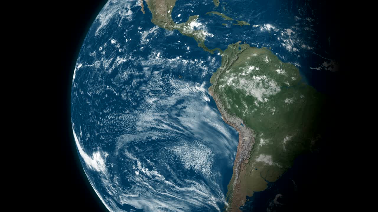 vista de la tierra desde el espacio