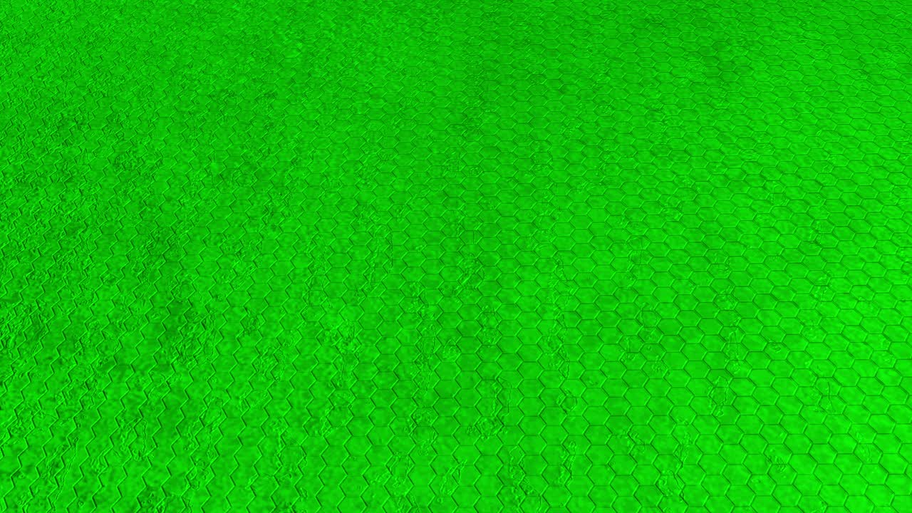 fondo de textura tóxica de hexágono verde (con bucle)