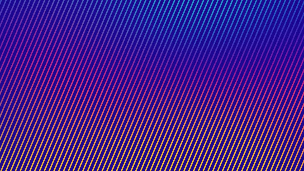 animación de fondo de rayas diagonales púrpura oscuro y naranja