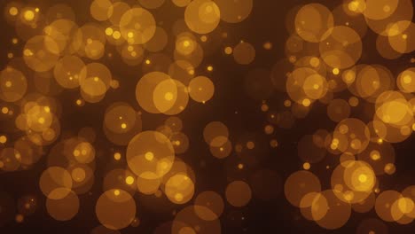 4k de oro de lujo bokeh animación de fondo de bucle sin costuras.