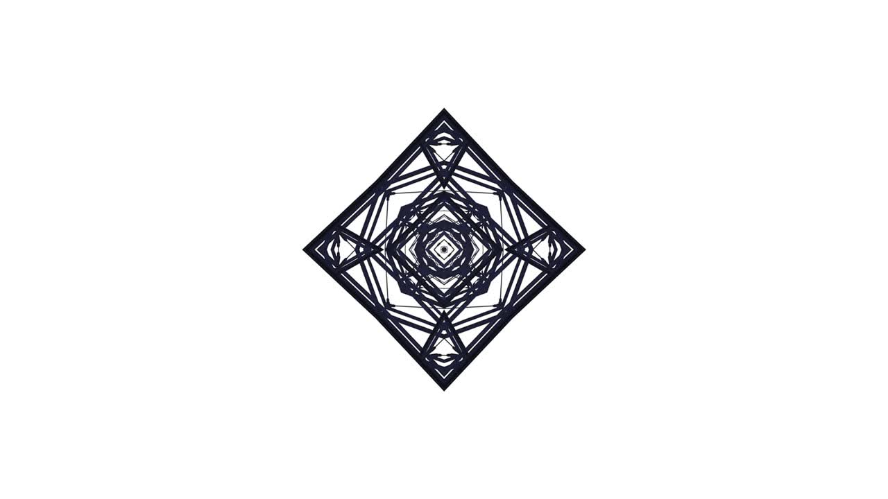 백색 배경에 고립된 원형 원활한 모션 그래픽