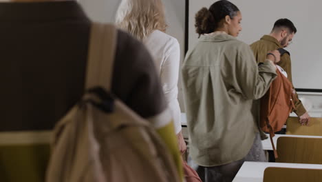 students in a classroom
