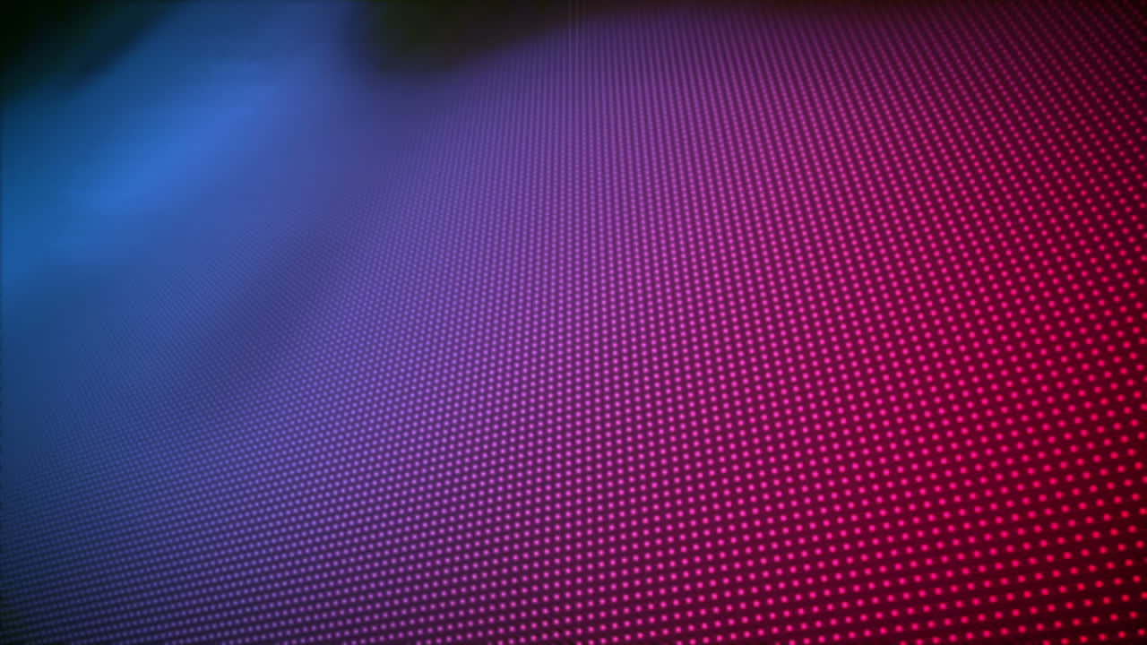 Video of multiple blue and purple dots