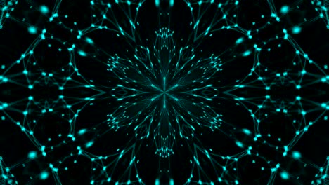 abstract polygonal space with low polygons. background with connecting dots and lines. connection structure. 3d render