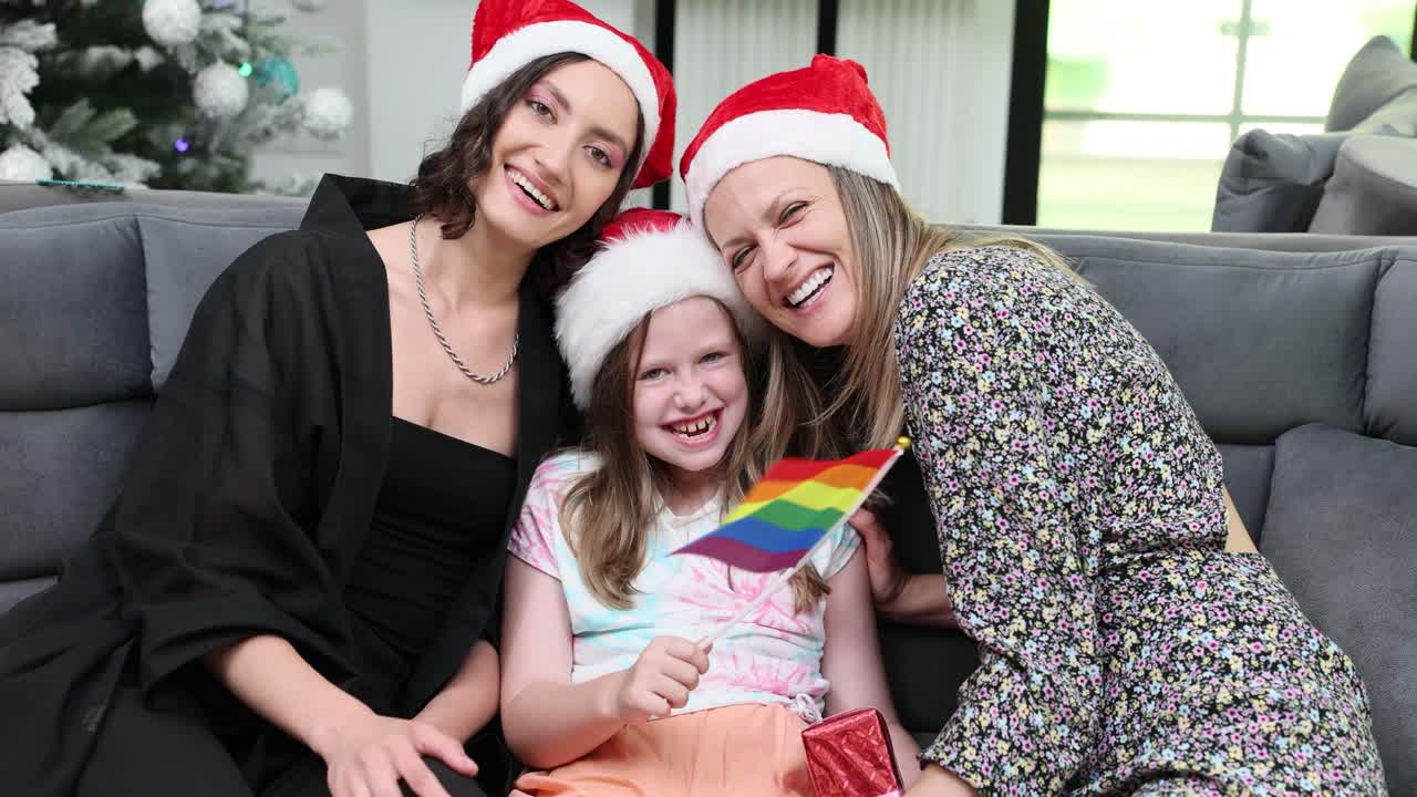 Family Christmas Celebration with LGBTQ Pride