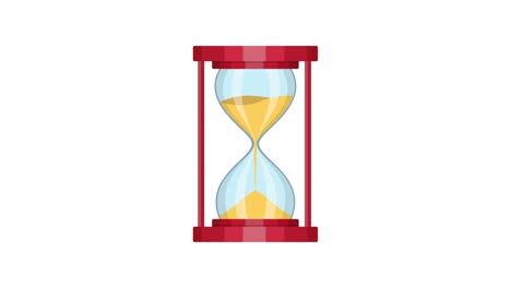 hourglass video animation