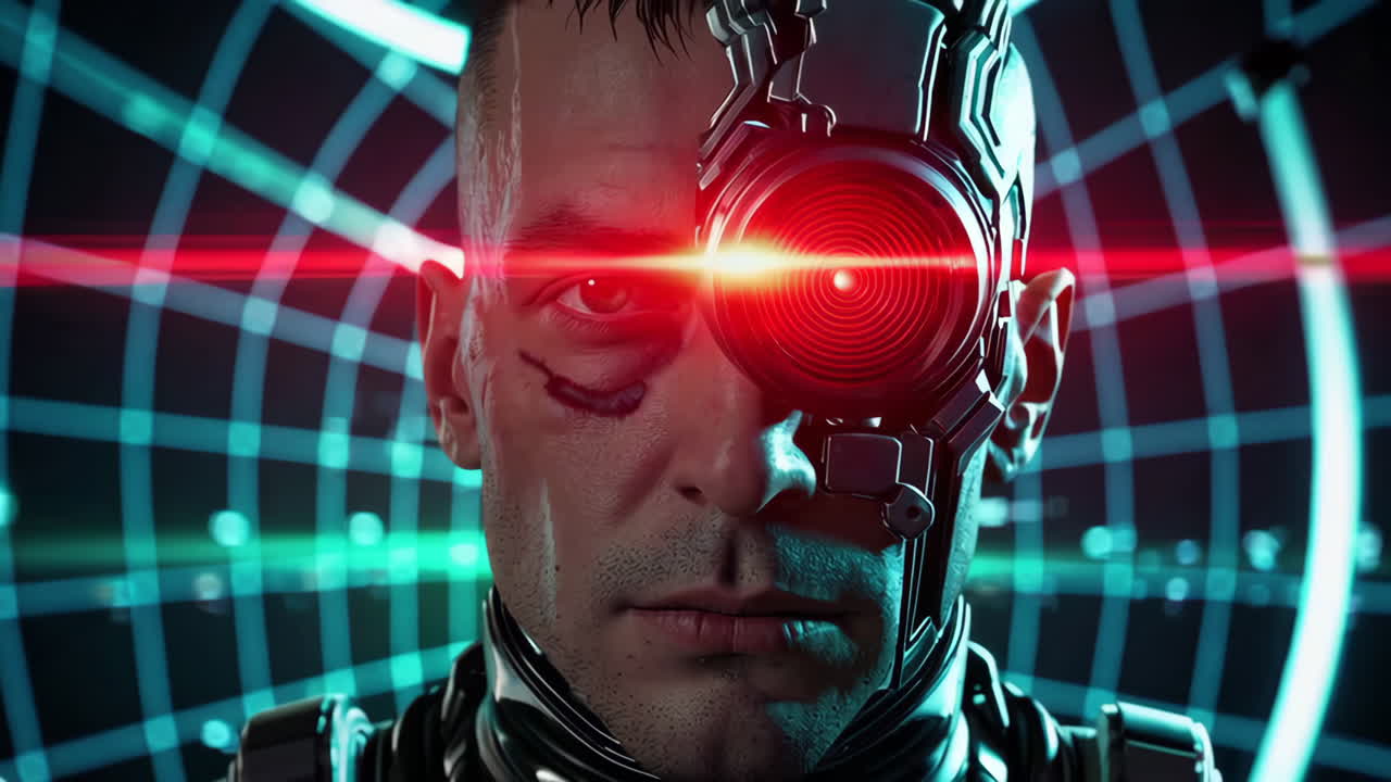 retrato del ciberpunk