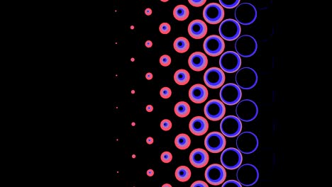 transición del círculo fondo abstracto