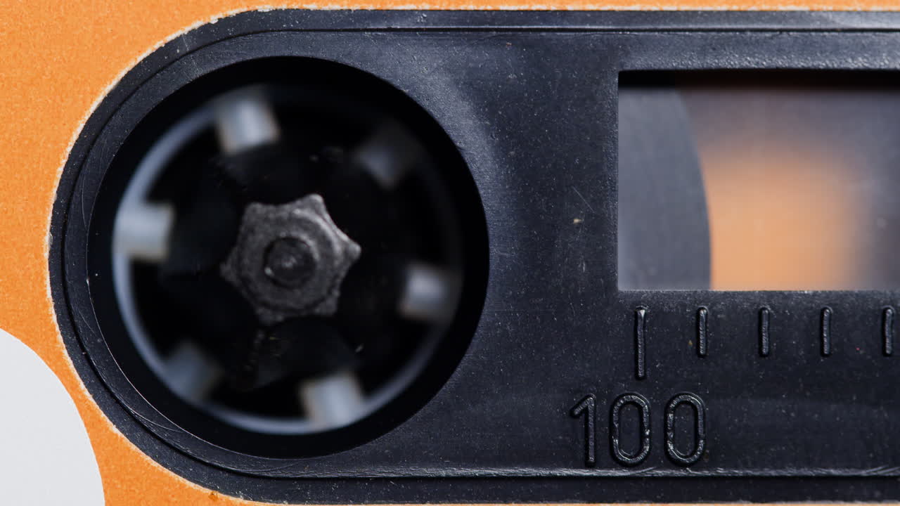 Close-up of an Audio Cassette