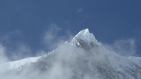 el glaciar langtang lirung, el parque nacional de langtang, bagmati, la región central, nepal, el himalaya, asia