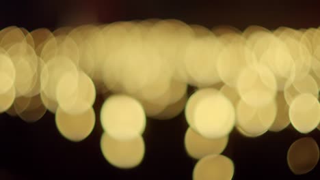 defocused bokeh candlelight in ceremony