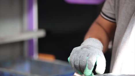 man checking best high precision components part