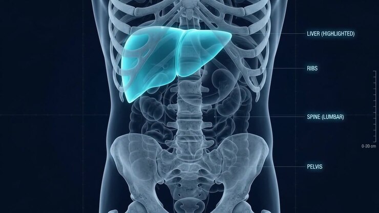 Medical 3D Animation of Human Liver Anatomy