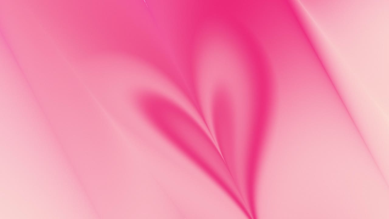Animazione in loop di una forma a cuore con gradiente astratto rosa e fucsia