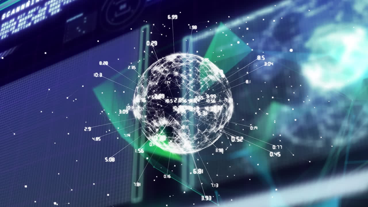 연결 네트워크의 애니메이션과 인터페이스의 데이터 처리