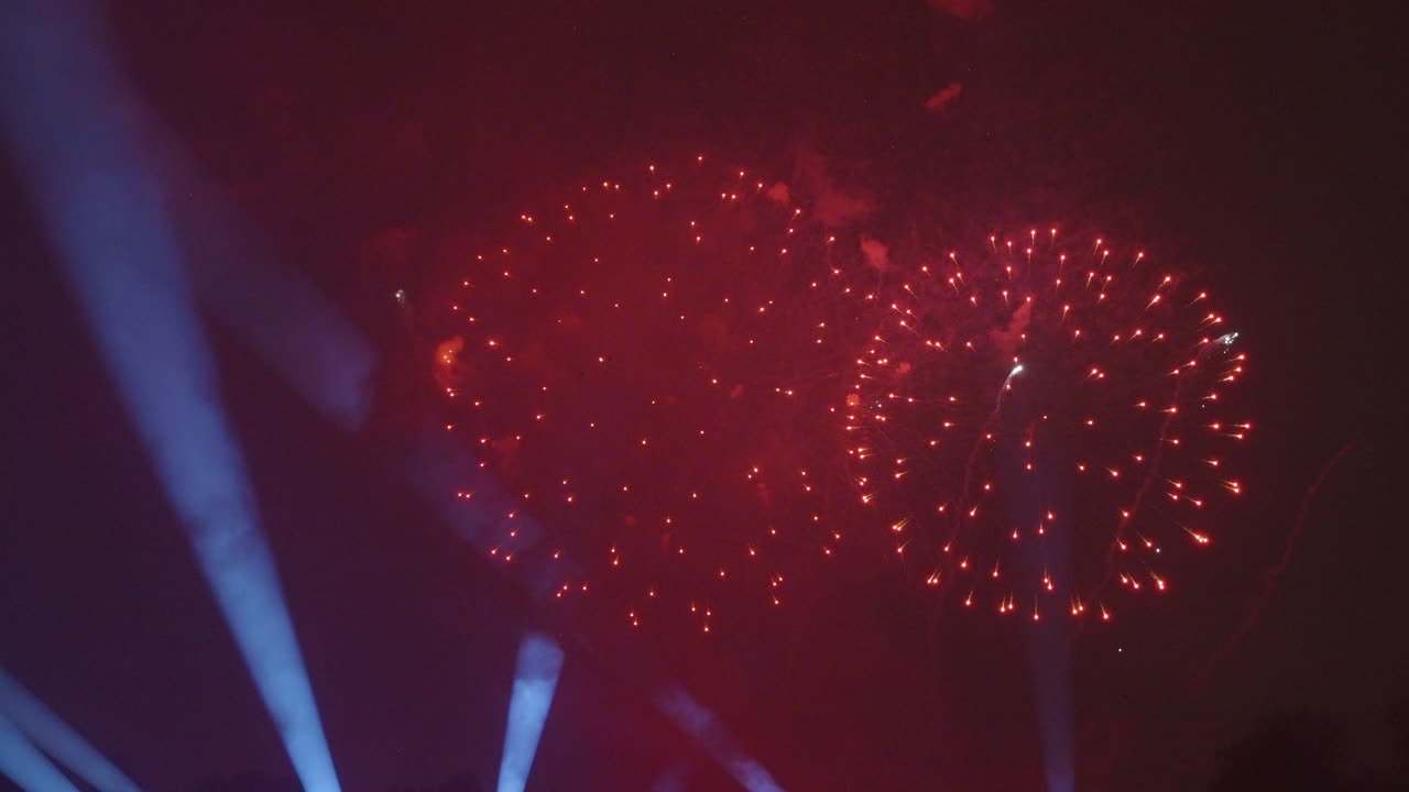 Bright and beautiful fireworks for the perfect holiday night