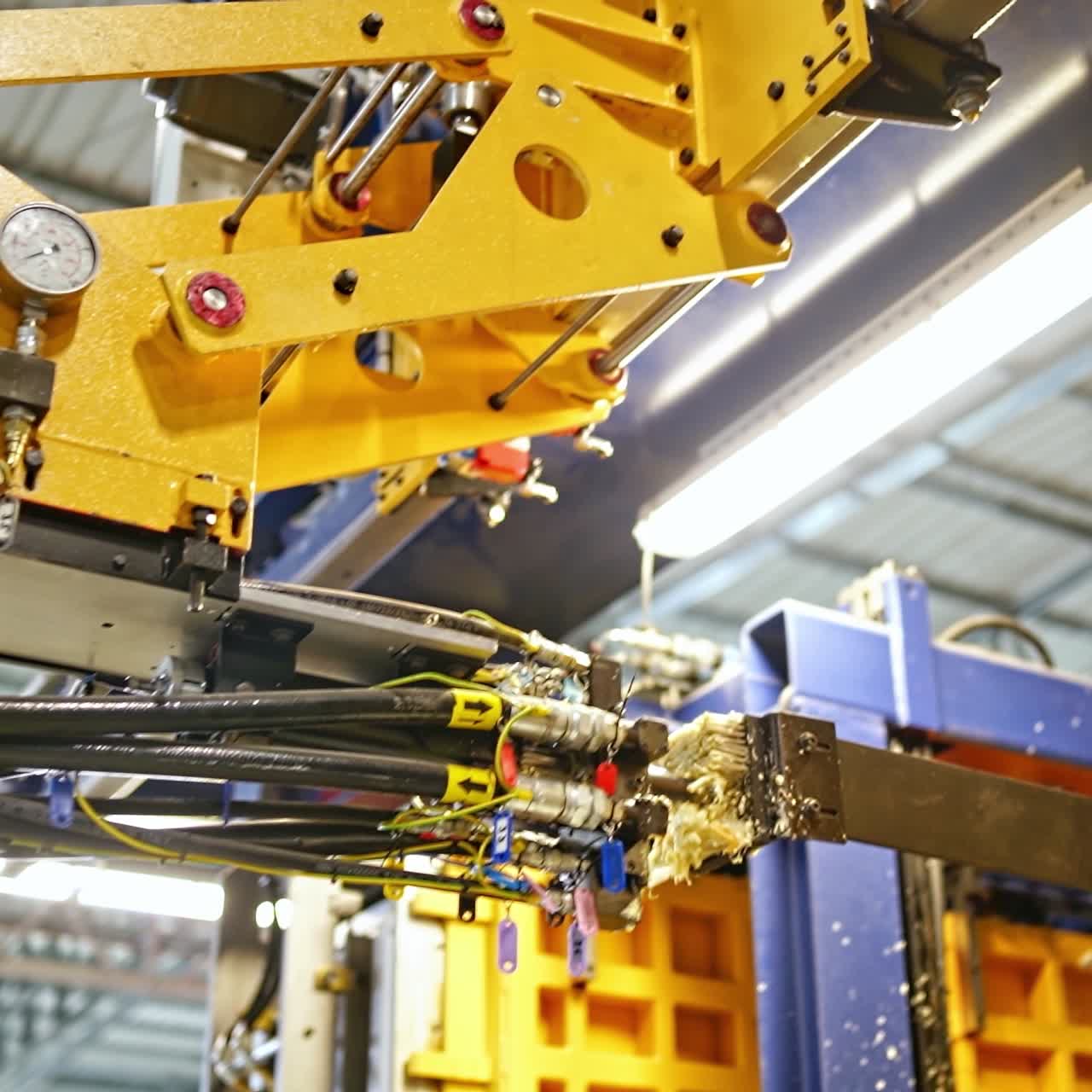 Modern automated assembly line