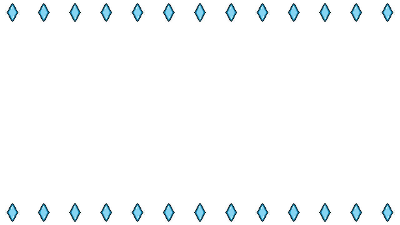 Pixel Art Diamond Frame Animated Overlay 1080p Transparent 30 fps (2).mov