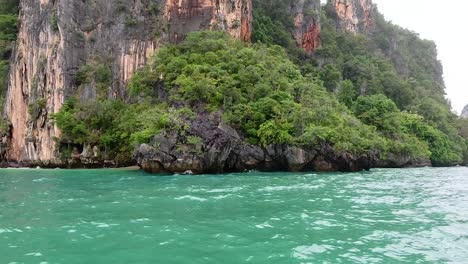 lush cliffs and turquoise waters near krabi