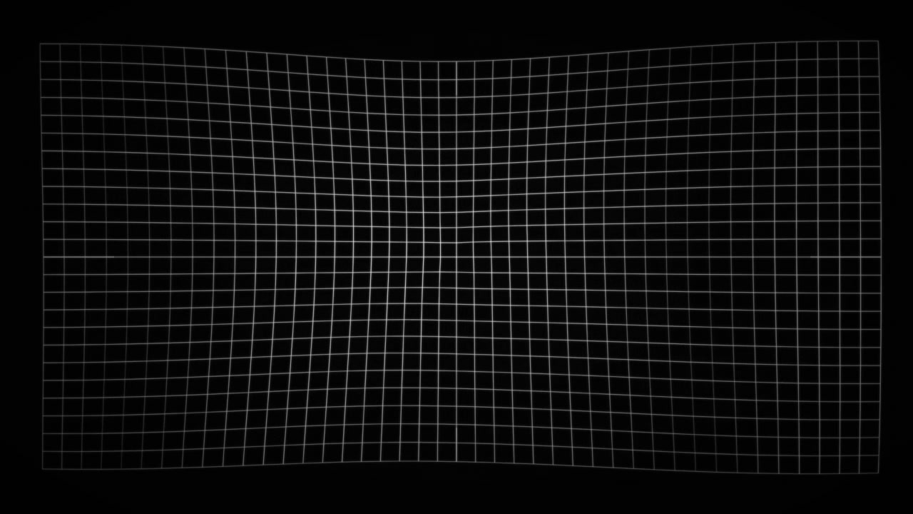 Abstract Digital Grid Animation with Pulsing Distortion Effect