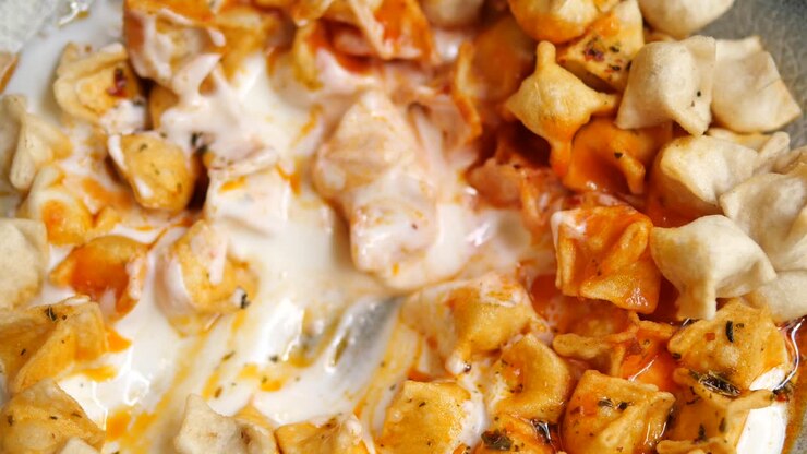 Turkish Manti Dumplings with Yogurt and Spicy Sauce