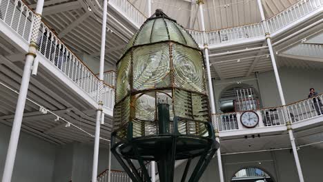 lighthouse lens exhibit in edinburgh museum