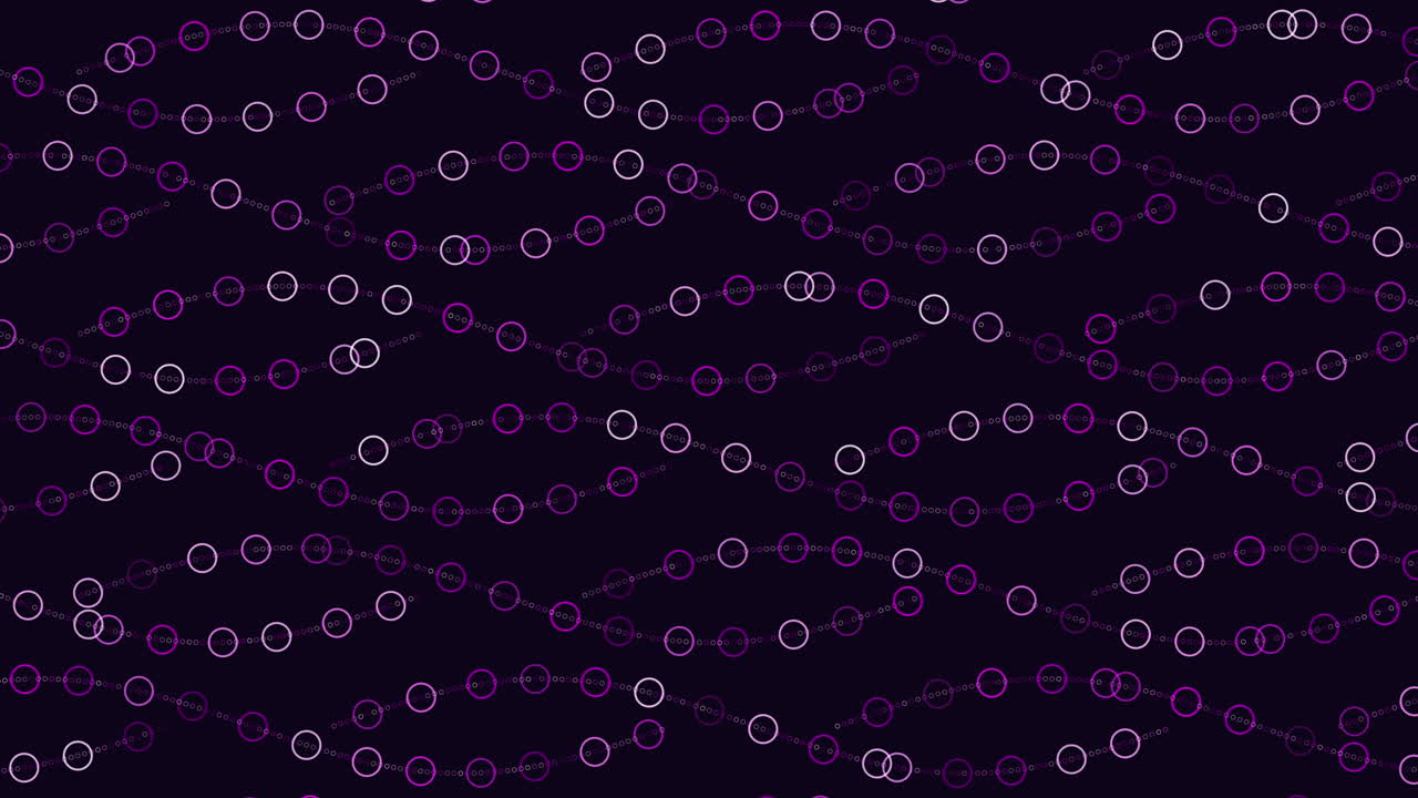 Connected circles and lines vibrant black and yellow pattern