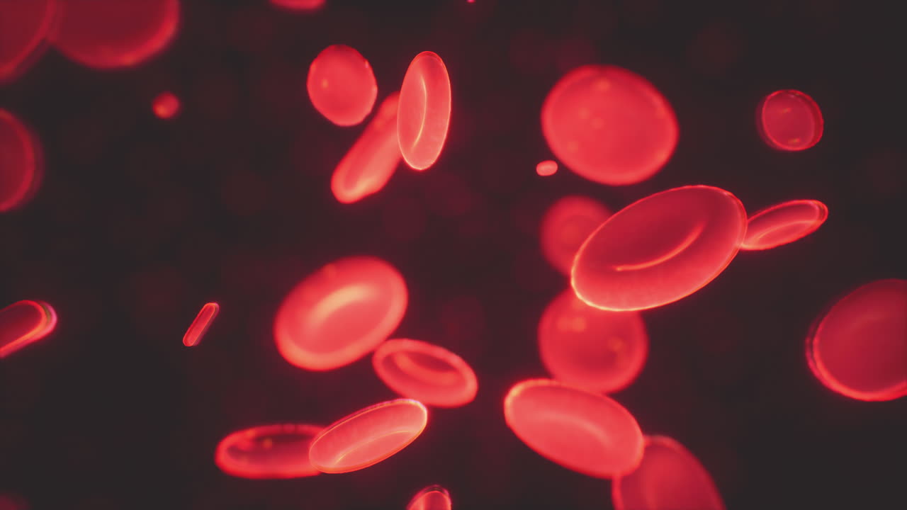 glóbulos rojos humanos sanos concepto abstracto