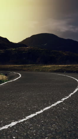 winding road through the mountains