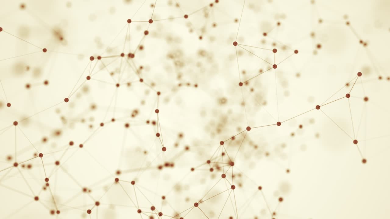 conexión de red abstracta de puntos y líneas de fondo