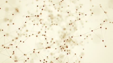 conexión de red abstracta de puntos y líneas de fondo