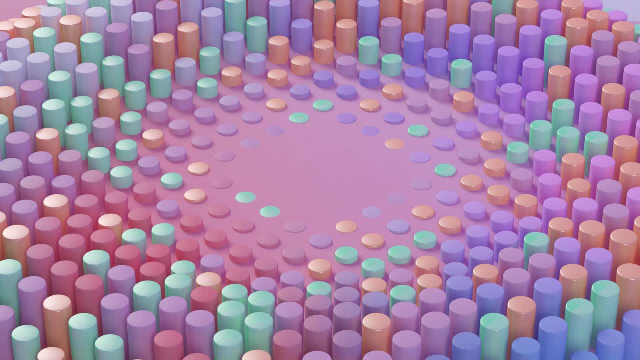 추상적인 파스텔 실린더 배경