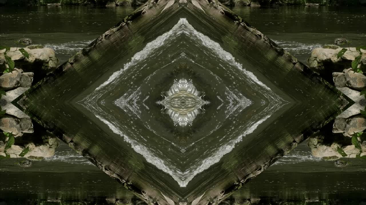 caleidoscopio de tomas de la naturaleza, wissahickon creek