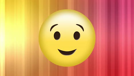 Digital-generated-video-of-winking-emoji-