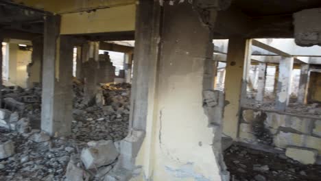 the destroyed american military facility in hesarak