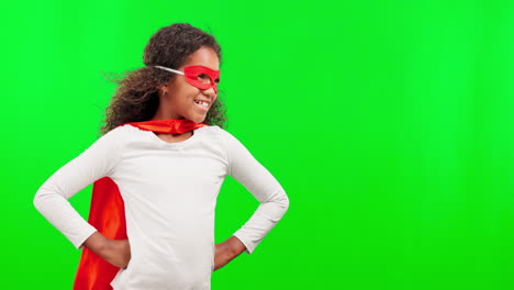 Mock-up,-superhero-and-children-with-a-girl