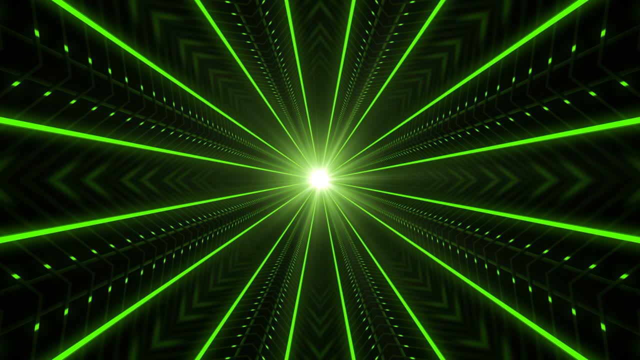 녹색 추상 기술 복도