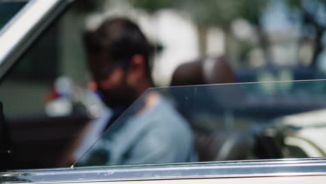a car window rolling up on a sunny summer day