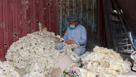 refinación de las fibras de algodón para la producción de hilos