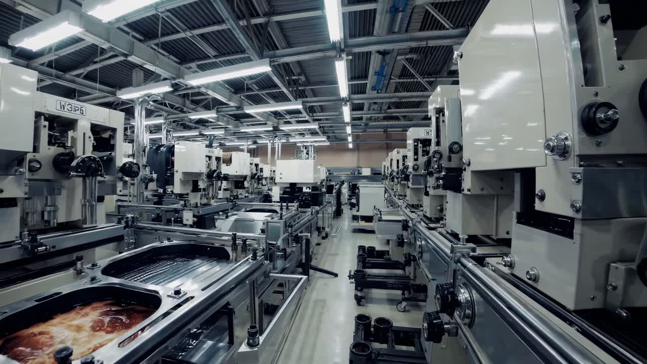 Modern Automated Manufacturing Facility