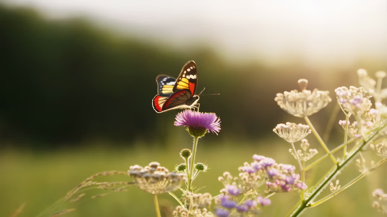 farfalla su un fiore