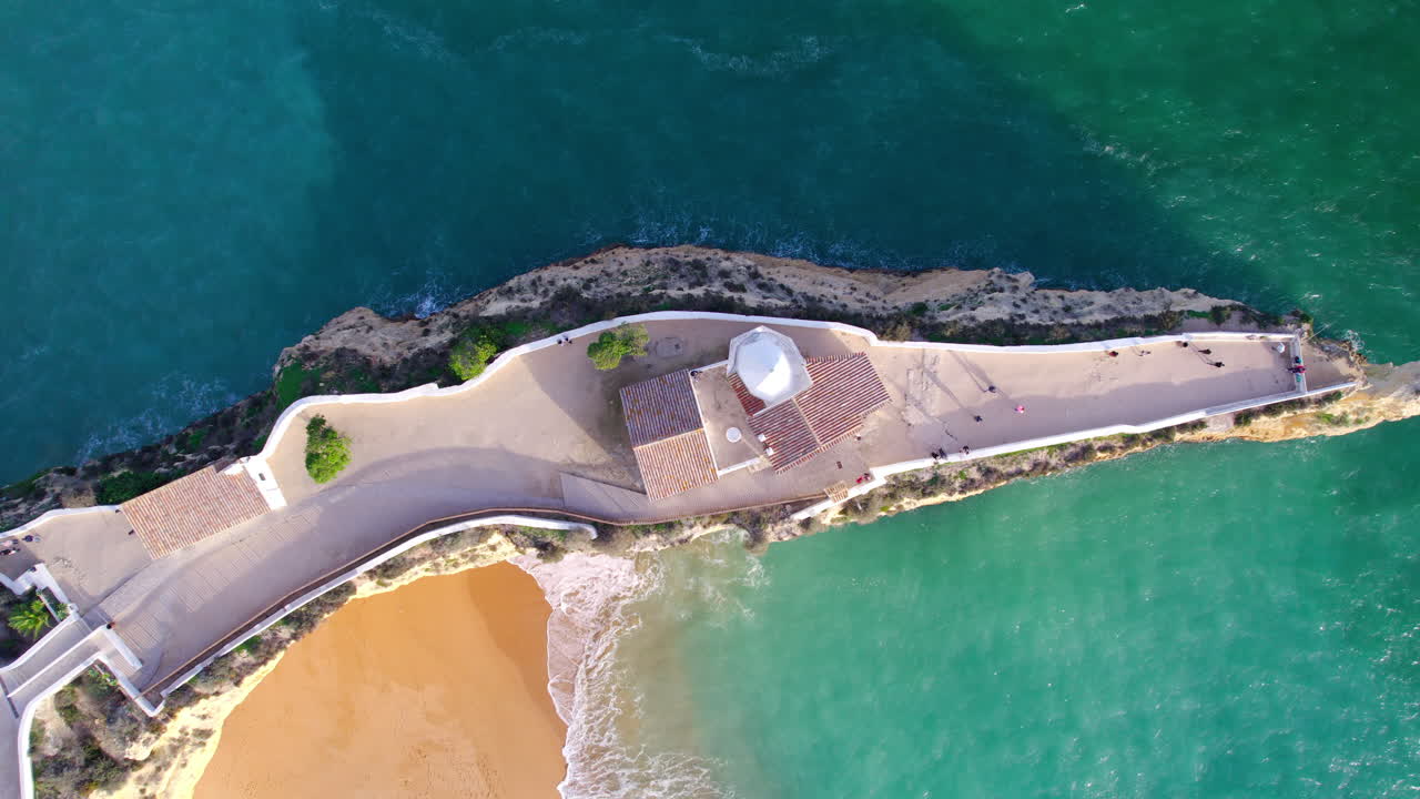 Top shot of the for of Nossa Senhora da Rocha in Porches, in Lagoa, Algarve