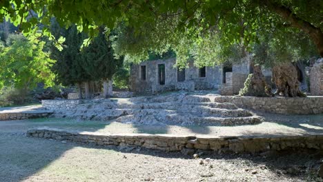 ancient ruins in a natural setting