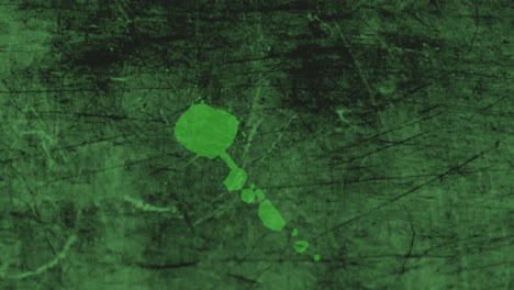 textura grunge oscura con salpicaduras verdes y efecto de ruido