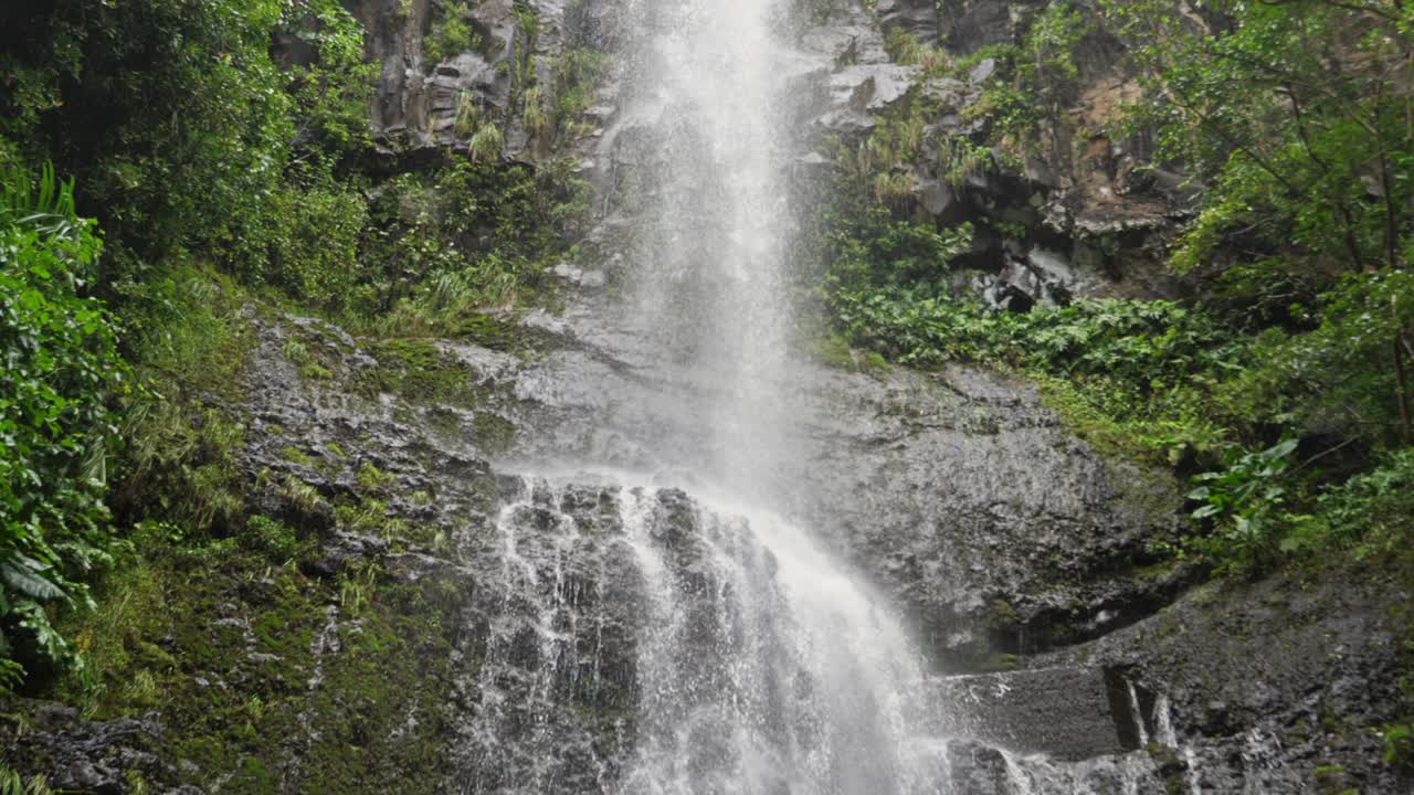 catarata en el paraíso tropical (bucle)